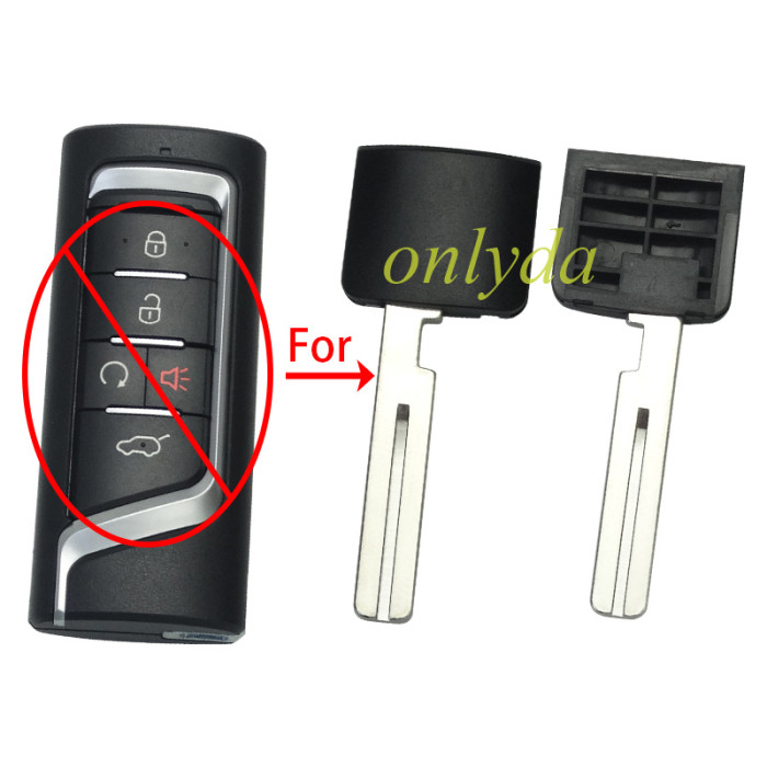 For Trumpchi  GS4 GA8 emergency  key blade 24.5MM