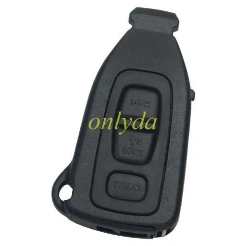 For Lexus 3 Button remote key blank with blade without badge