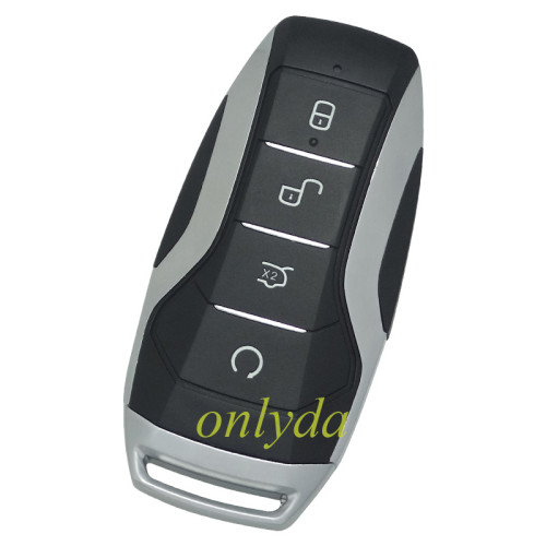 For BYD 4 button  remote key blank with blade