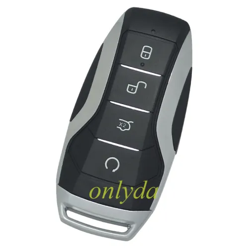 For BYD 4 button  remote key blank with blade