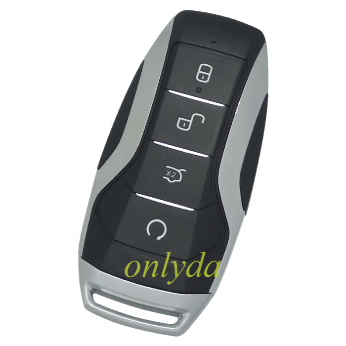 For BYD 4 button  remote key blank with blade