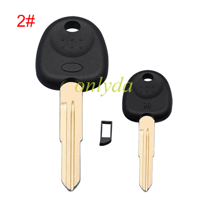 For Kia Emmergency key blade，The key blade is yellow, pls choose blade