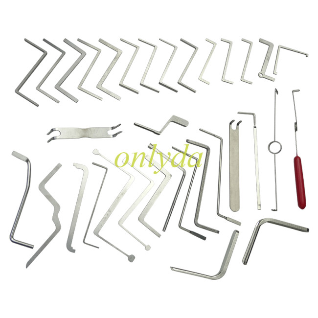 HUK commonly used lock push rod set 33 pieces