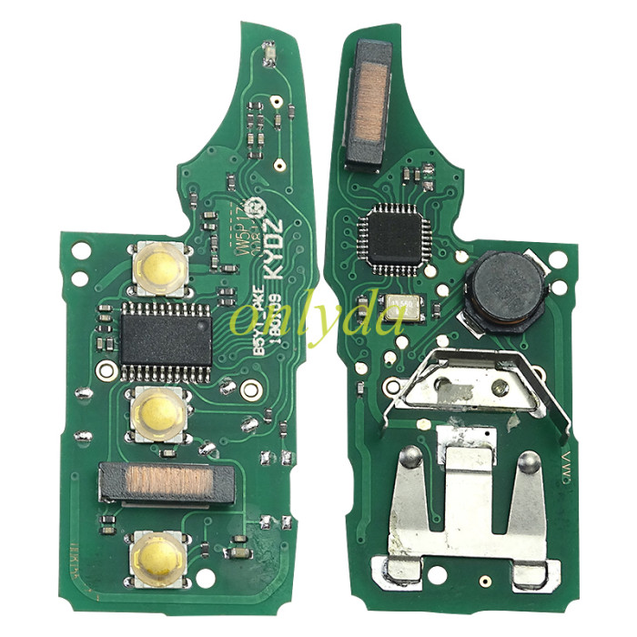 KYDZ Brand For  VW MQB remote,MQB keyless megamos AES 3 button with 433.92mhz /315mhz