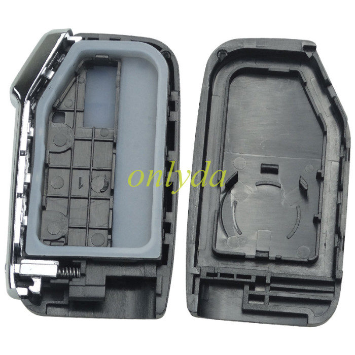 3/4 button remote key blank battery holder buttons on the side