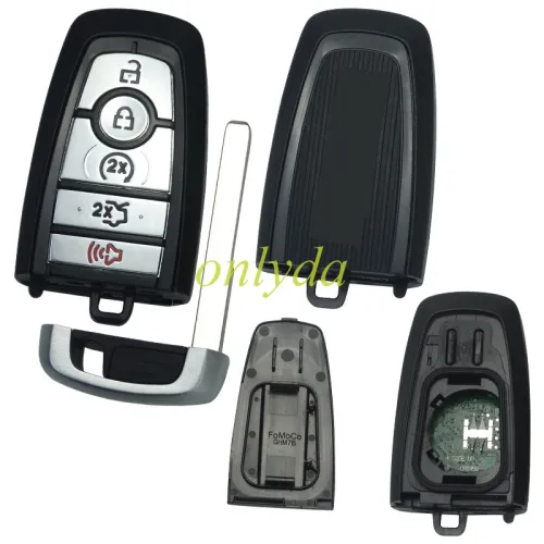 OEM Smart Key For RAPTOR Buttons:5   Frequency:902MHz Transponder:HITAG PRO ID49  Part No: KL7T-15K601-BA keyless go AUTOMATIC START