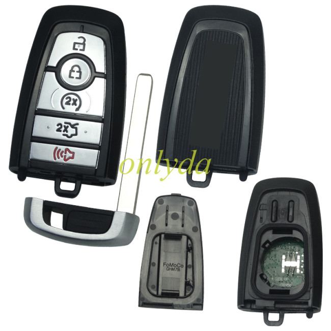 OEM Smart Key For RAPTOR Buttons:5   Frequency:902MHz Transponder:HITAG PRO ID49  Part No: KL7T-15K601-BA keyless go AUTOMATIC START
