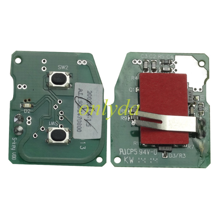 Original  Chery  QQ Remote  key 2 button code  9DW  315mhz