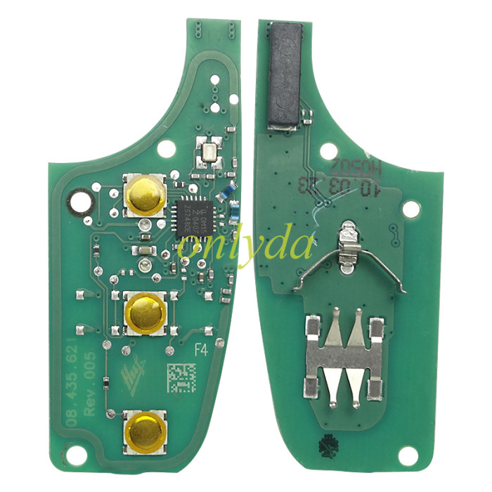 original Peugeot Citroen Ople Vauxhall Fiat JEEP 3 button remote key NCF296XMT Hitag AES 433mhz # F4 after 2023