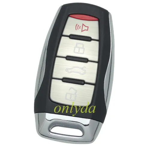Original GWM  Great Wall HAVAL 4 button remote key with trunk  ASK with 434MHZ, with Type 47 Plus transponder chip
