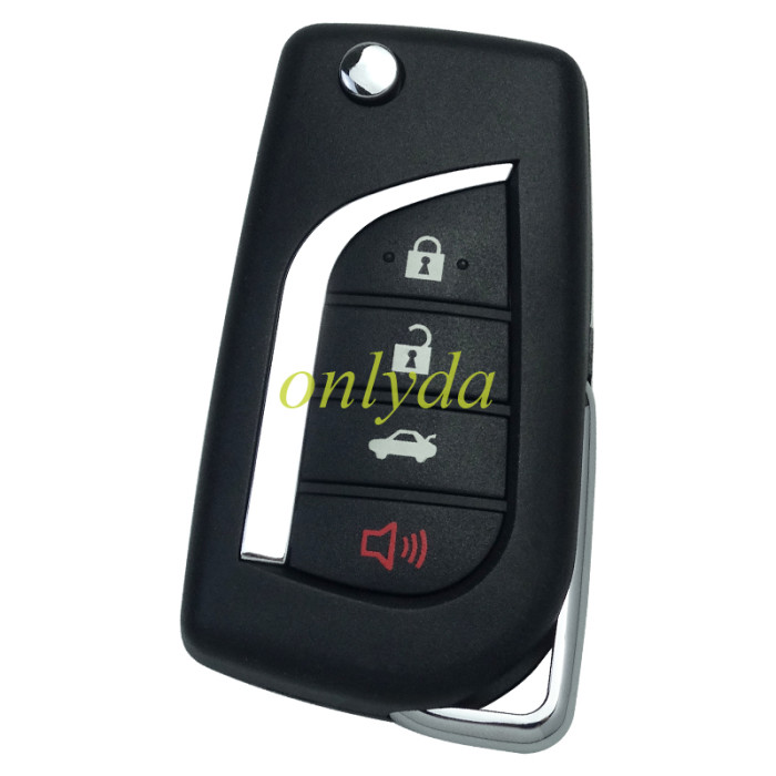 For Toyota 3+1 button modified remote key GQ429T-4B-G with FCCID GQ4-29T--315 mhz with G chip PN:89070-12820 2010-2014 Toyota Venza 2010-2013 Toyota Corolla 2011-2012 Toyota Avalon 2011-2013 Toyota Matrix