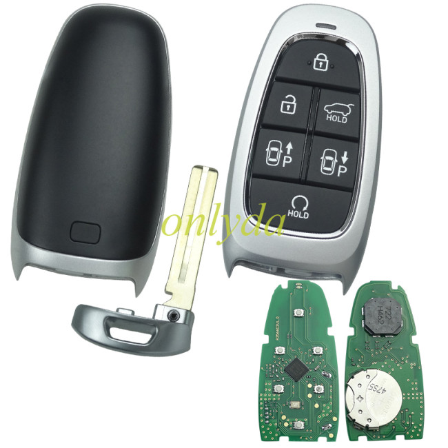 For Hyundai Santa Fe 2023 Proximity Remote Key Smart Fob  for Hyundai Staria 2023 NEW version   6 Buttons 433MHz  PN: 95440-S1640 with HITAG 3 - ID47 NCF29A1X chip  95440S1640 FCC ID：TQ8-FOB-4F44