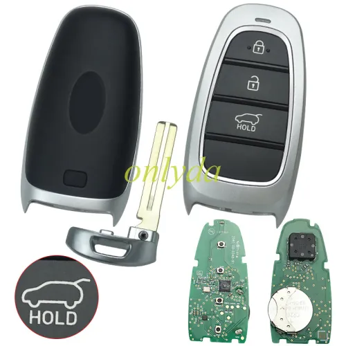 Original Hyundai Tucson 2022 smart key 3 buttons 433mhz 47chip   95440-N9020 original PCB+ Original shell