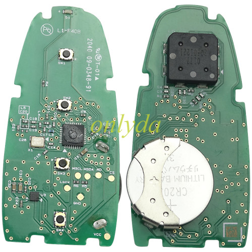 Original Hyundai Tucson 2022 smart key 3 buttons 433mhz 47chip   95440-N9020 original PCB+ Original shell