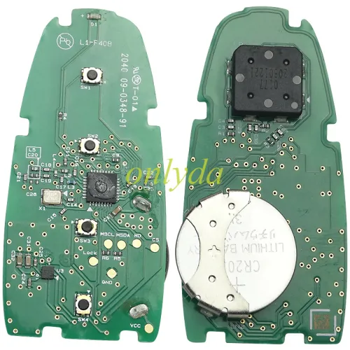 Original Hyundai Tucson 2022 smart key 3 buttons 433mhz 47chip   95440-N9020 original PCB+ Original shell