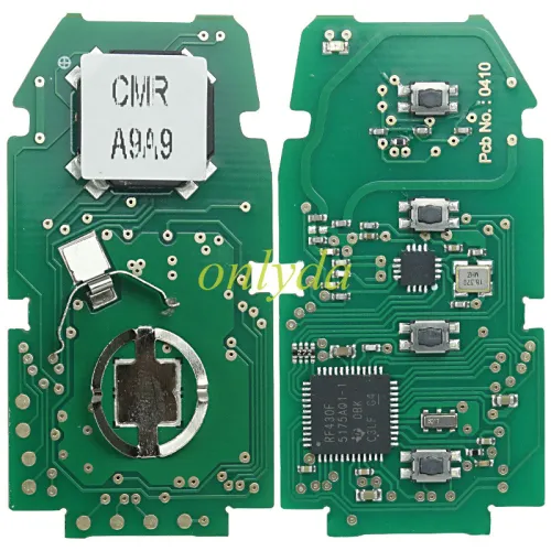 For Toyota 3+1 button remote key with blade     HYQ14FBC 0351 BOARD PRUIS &314mhz-312mhz with  HOLD button SUV Size: 7x4.2x1.4cm / 2.76''x1.65''x0.55''(L*W*H) H / 8A chip P4:A9A9