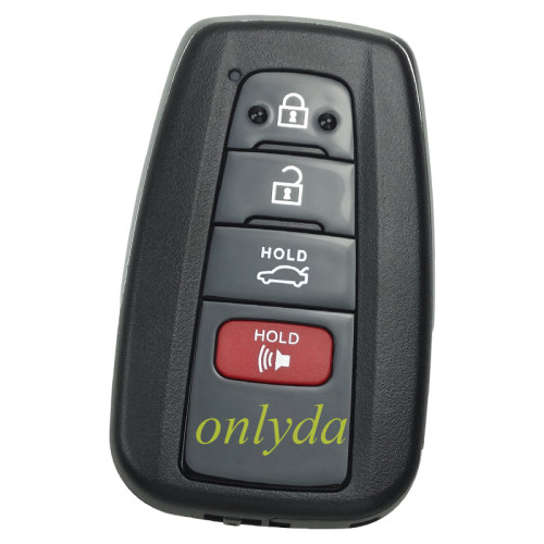 For Toyota 3+1 button remote key with blade     HYQ14FBC 0351 BOARD PRUIS &314mhz-312mhz Size: 7x4.2x1.4cm / 2.76''x1.65''x0.55''(L*W*H) H / 8A chip  P4:A9A9