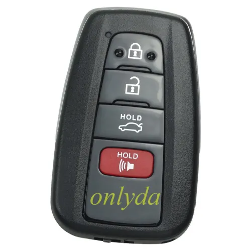 For Toyota 3+1 button remote key with blade     HYQ14FBC 0351 BOARD PRUIS &314mhz-312mhz Size: 7x4.2x1.4cm / 2.76''x1.65''x0.55''(L*W*H) H / 8A chip  P4:A9A9