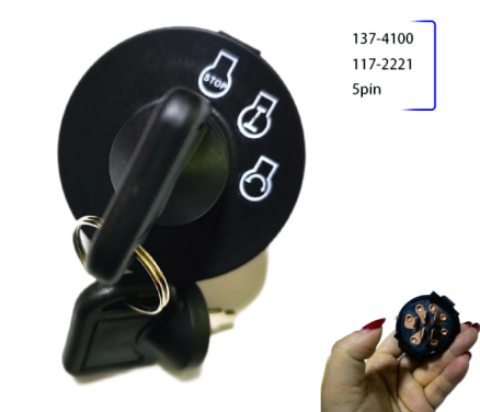 Lawn mower ignition switch 117-2221 430-120137-4100 for Toro ExMark Z Master Exmark Lazer Quest