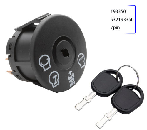 7PIN Riding Lawn Mowers CONTACTEUR A CLE AYP HUSQVARNA ELECTROLUX 193350 175566 163968 / MTD 7251741 - 7 BORNES