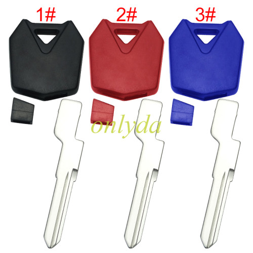 For KAWASAKI Motorcycle key bank with left blade, pls choose color
