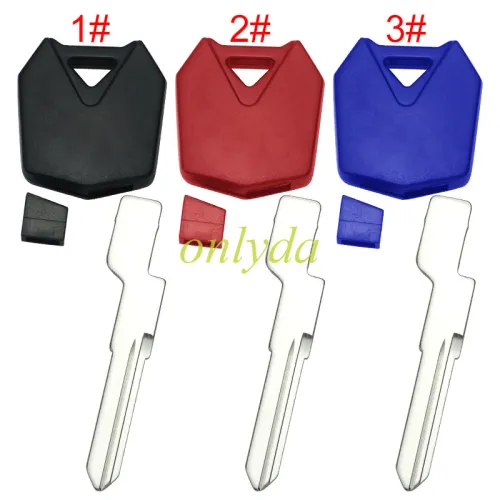 For KAWASAKI Motorcycle key bank with left blade, pls choose color