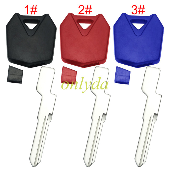 For KAWASAKI Motorcycle key bank with left blade, pls choose color