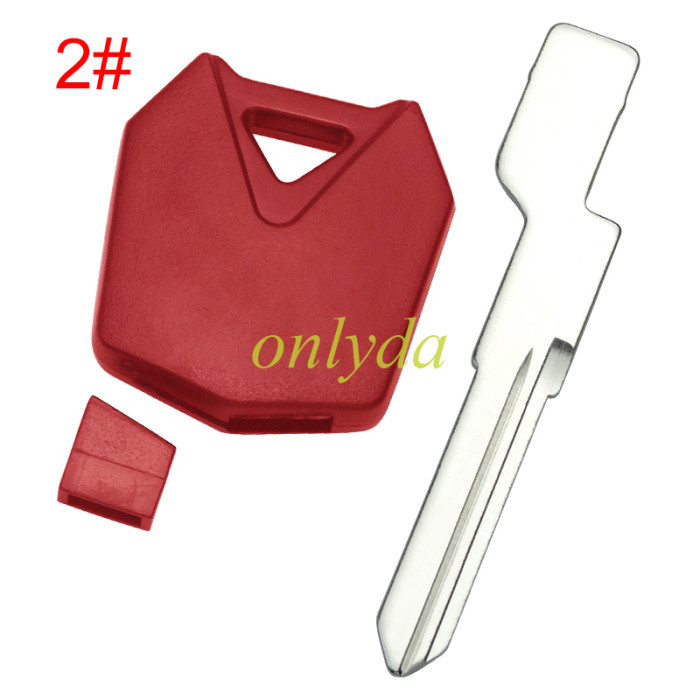 For KAWASAKI Motorcycle key bank with left blade, pls choose color