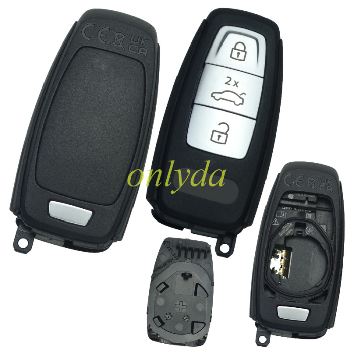 original Audi A3 Keyless Entry Remote with UWB chip NBGFS197 8Y0 959 754A | 8Y0959754  3 buttons new remote for AUDI 5D HATAG PRO VAG MQB49 NCF295XW chip 434MHZ PN :8Y0959754A without emergency blade