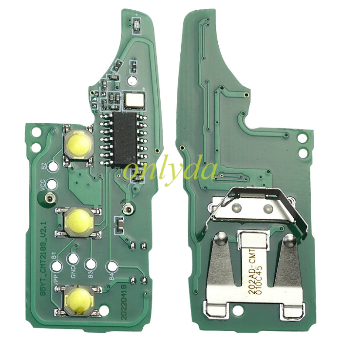 KYDZ For VW 3 button / 2 button remote key  with ID48 chip 434mhz Model Number is 5K0-837-202AD