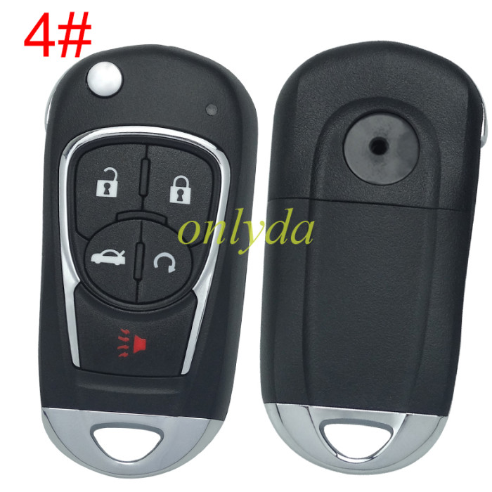 For Opel  remote key shell with round badge place, pls choose the button
