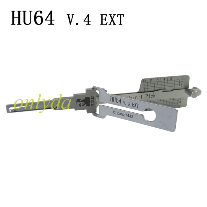 Benz HU64 V.4 EXT Lock pick, for ignition lock, door lock, and decoder, ! used for Mercedes-Benz，chrysler,Maybach,It can only be used on cars after 2019 years