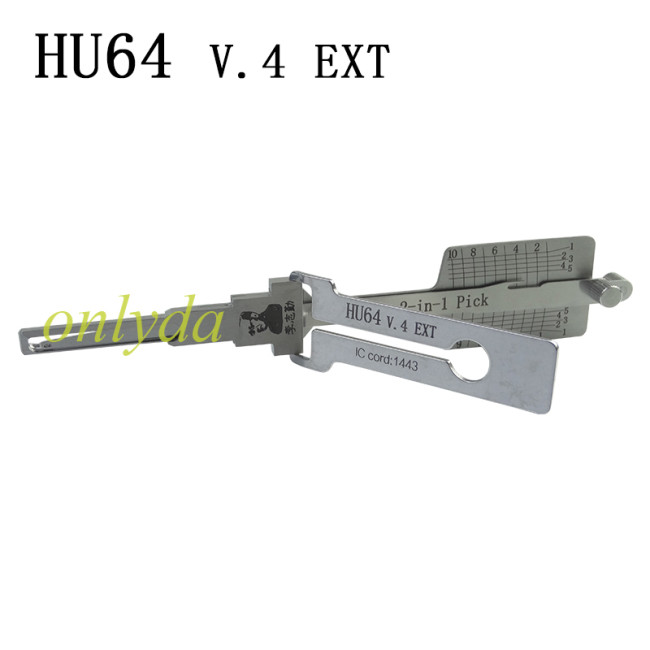Benz HU64 V.4 EXT Lock pick, for ignition lock, door lock, and decoder, ! used for Mercedes-Benz,chrysler,Maybach,It can only be used on cars after 2019 years