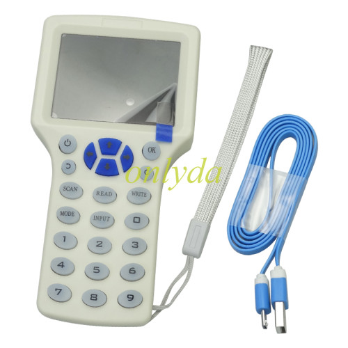 English Voice Version Multi-frequency ID Card Reader IC Keychain Replicator IC Card Integrated Foreign Trade Copy Machine