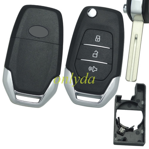 Original Maxus remote key shell with Key blade without slot