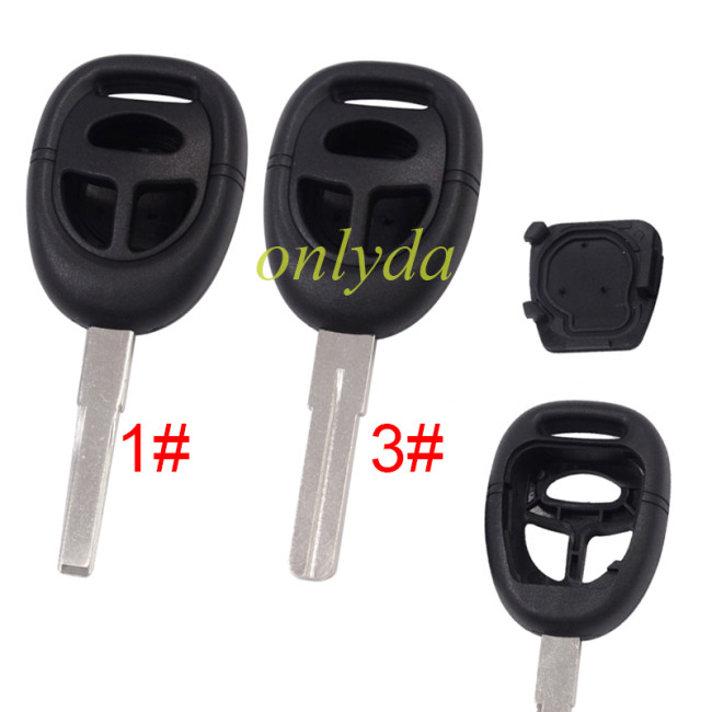 Super Stronger GTL shell SAAB 3 button remote key shell ,pls choose blade