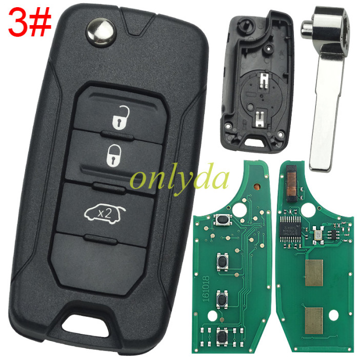For Chrysler 2,3,4,2+1,3+1 button remote 315mhz OHT692427AA