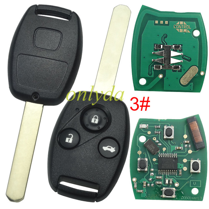 For Honda remote key HITAG 2 / 46 CHIP with 313.8mhz