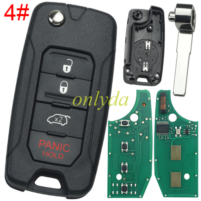 For Chrysler 2,3,4,2+1,3+1 button remote 315mhz OHT692427AA
