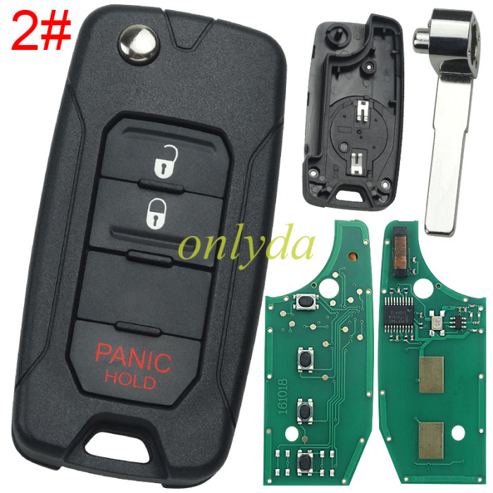 For Chrysler 2,3,4,2+1,3+1 button remote 315mhz OHT692427AA