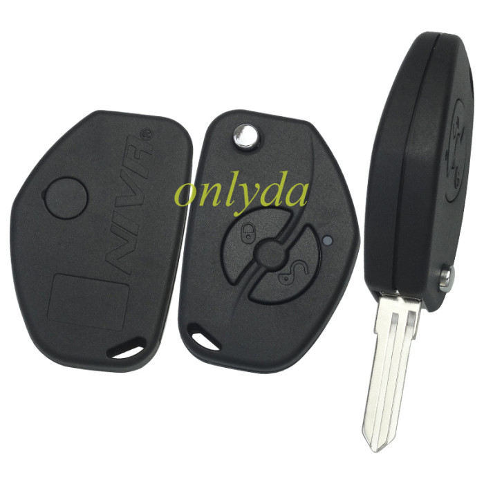For Lada key blank with 2 button