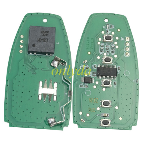 For Ford 2022-2024 keyless Smart Remote Key 4+1 Buttons  902MHz  M3N-A3C054339 HITAG PRO ID49