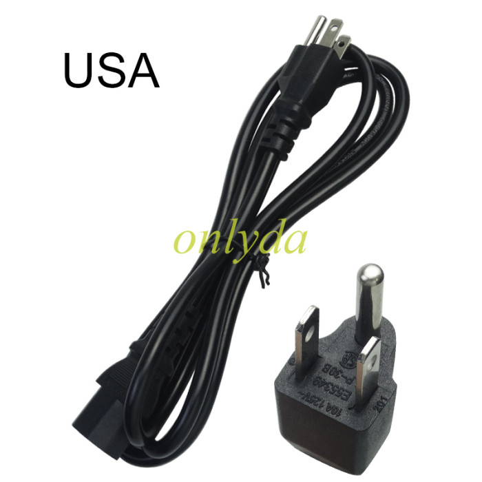 adapter cable, you can choose america style,  europe style,UK style.