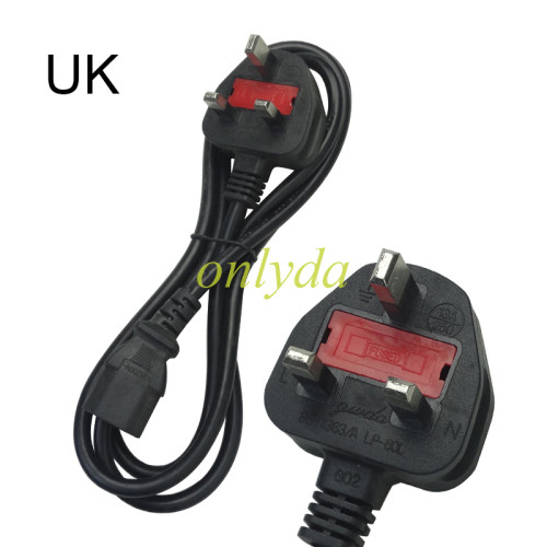 adapter cable, you can choose america style,  europe style,UK style.