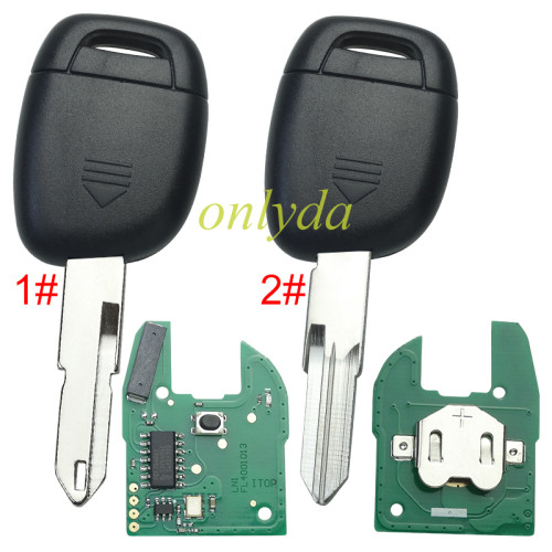 High quality For Renault remote key  with original 7946 chip 434mhz, for  Symbol,Clio II,Kango IIClio ,KangoII   before 2000 year