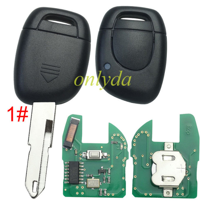 For Renault remote key with original 7947AT chip 434mhz, for  Clio 2 after 2002 year ,pls choose the blade