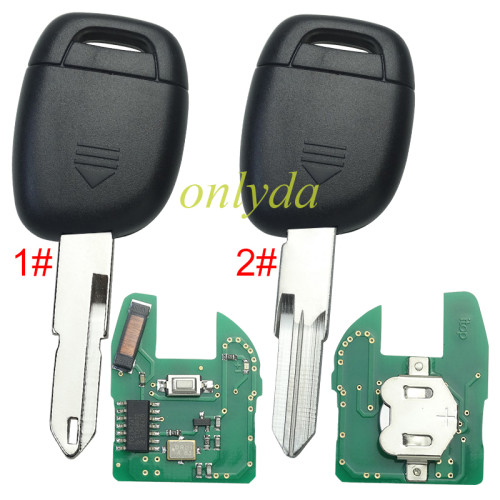 For Renault remote key with original 7947 chip 434mhz, for  Clio 2 after 2002 year ,pls choose the blade