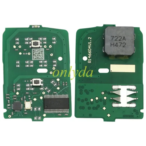 For Honda Accord 2 Button smart Keyless remote key with 313.8 mhz with hitag3 47 chip 72147-T5A-U01 continental:A2C80084 900 FCCID:KR5V1X Anatal-1100-13-2149 IC7812d-VIX