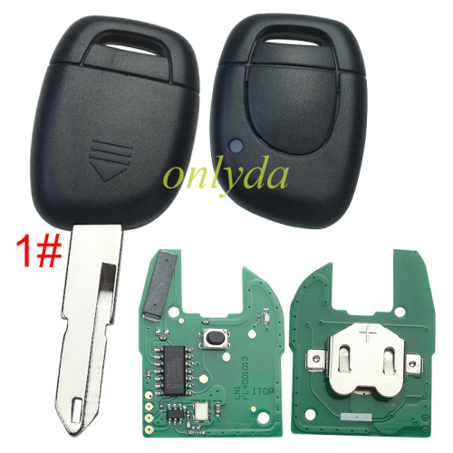 High quality For Renault remote key  with original 7946 chip 434mhz, for  Symbol,Clio II,Kango IIClio ,KangoII   before 2000 year