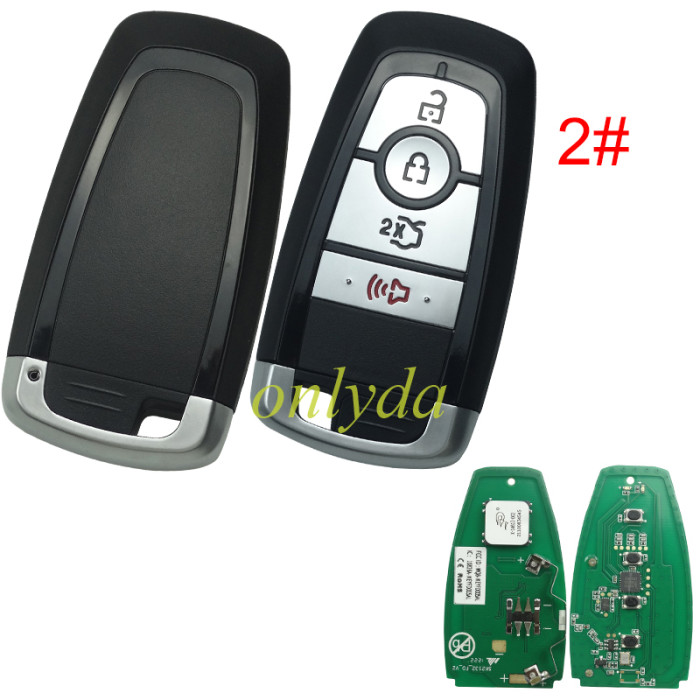 AUTEL For Ford 5 Buttons Smart Key Universal Remote used for MaxiIM KM100/IM508/IM608 can apply for the frequnecy from 315mhz to 434mz